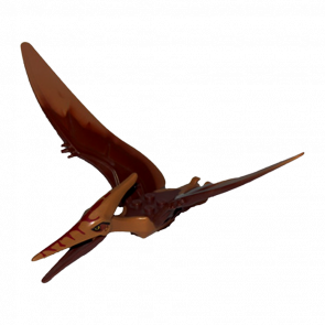 Фігурка Lego Повітря Dinosaur Pteranodon with Reddish Brown Back Animals Ptera02 Medium Nougat Б/У