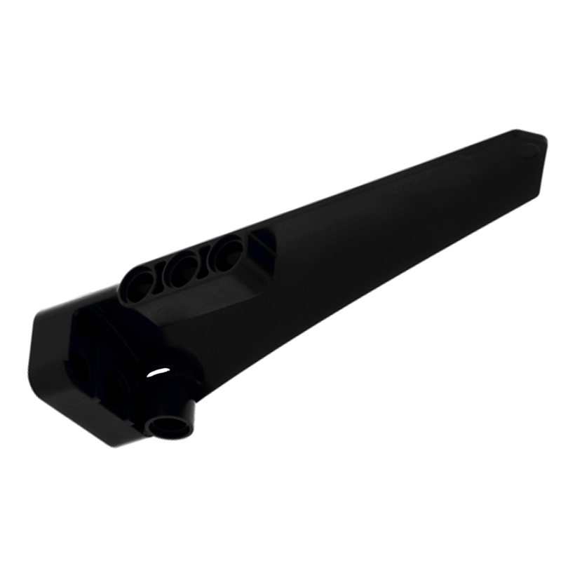Technic 2шт Lego Панель Скошена #5 Long Smooth Side A 64681 4558774 Black Б/У - Retromagaz