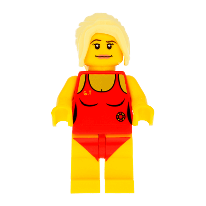 Фігурка Lego Lifeguard Collectible Minifigures Series 2 col024 Б/У - Retromagaz
