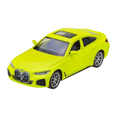 Машинка Автопром BMW i4 M50 1:43 Yellow - Retromagaz