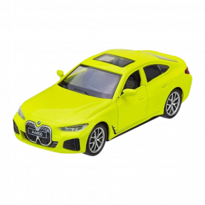 Машинка Автопром BMW i4 M50 1:43 Yellow - Retromagaz
