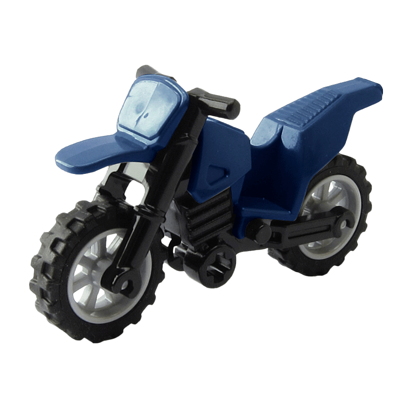 Транспорт Lego Мотоцикл Dirt Bike 50860c11 6018481 4530673 4242385 Dark Blue Б/У - Retromagaz