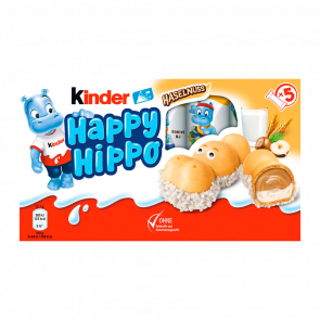 Батончик Kinder Happy Hippo Haselnuss 5 Pieces 103g - Retromagaz