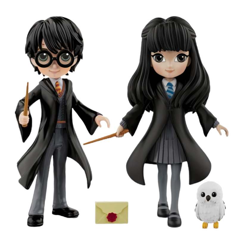 Фигурка Wizarding World Harry Potter Набор Мир волшебников Гарри, Джоу, Гедвига Standart - Retromagaz