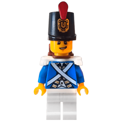 Фігурка Lego Bluecoat Soldier 3 Adventure Pirates pi154 1 Б/У - Retromagaz