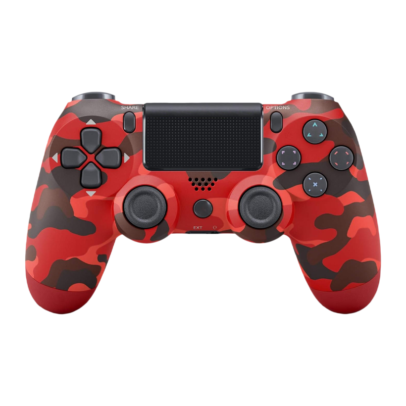 Геймпад Бездротовий RMC PlayStation 4 DoubleShock 4 Red Camo Б/У - Retromagaz