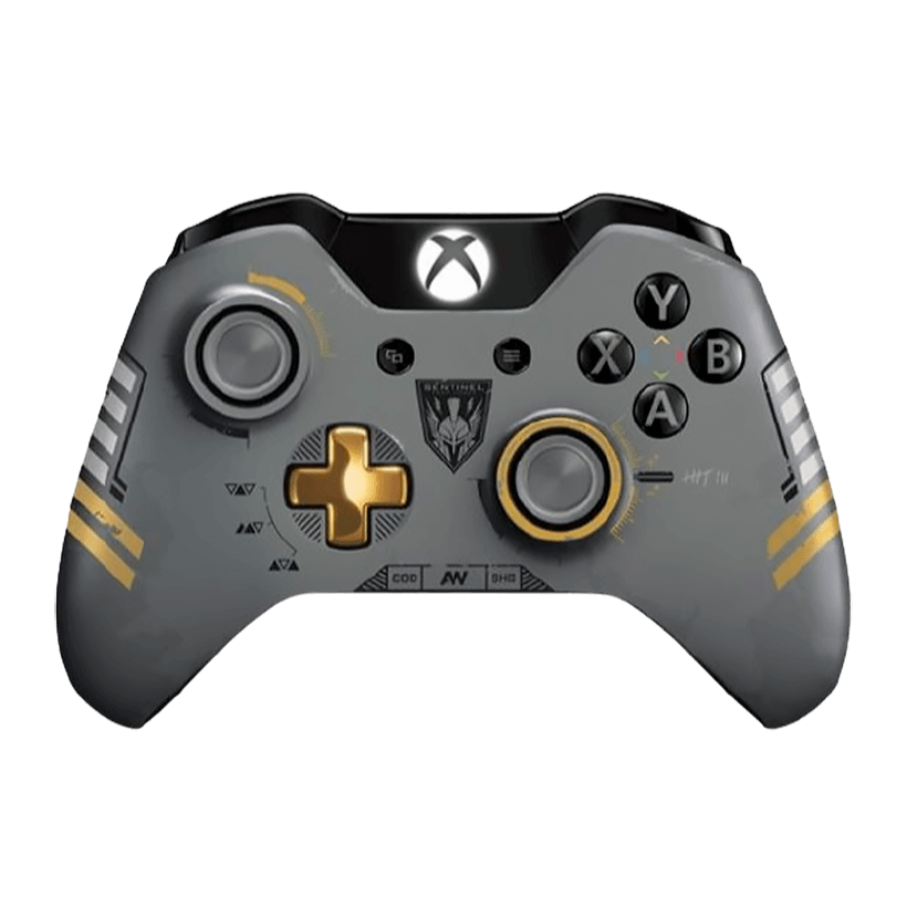 Геймпад Беспроводной Microsoft Xbox One Call Of Duty: Advanced Warfare Limited Edition Version 2 Dark Grey Б/У - Retromagaz
