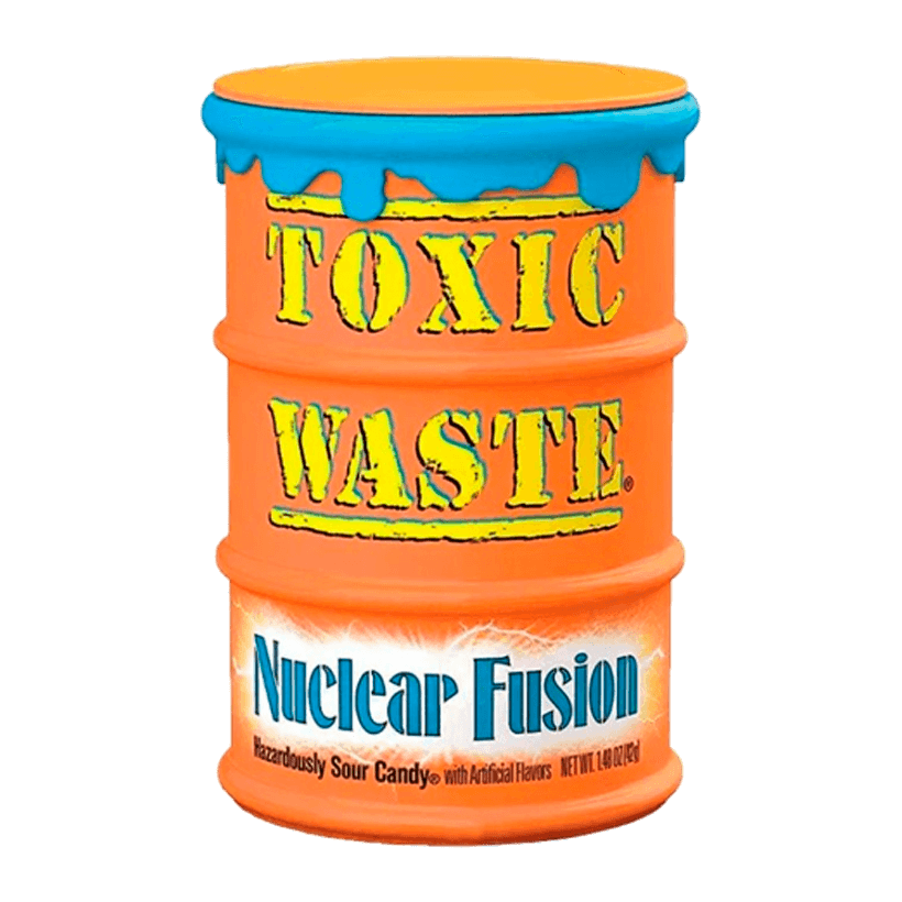 Цукерки Toxic Waste Orange Nuclear Fusion Sour Candy 42g - Retromagaz