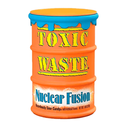Конфеты Toxic Waste Orange Nuclear Fusion Sour Candy 42g - Retromagaz