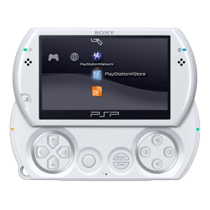Консоль Sony PlayStation Portable Go PSP-N1xxx Модифікована 16GB White + 5 Вбудованих Ігор Б/У - Retromagaz