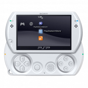 Консоль Sony PlayStation Portable Go PSP-N1xxx Модифицированная 16GB White + 5 Встроенных Игр Б/У Хороший - Retromagaz