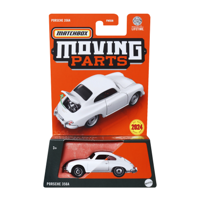 Тематична Машинка Matchbox Porsche 356A Moving Parts 1:64 FWD28/HVM79 White - Retromagaz