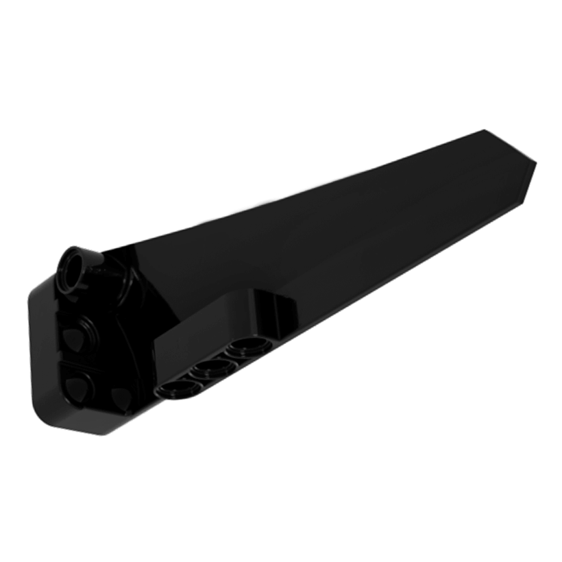 Technic 2шт Lego Панель Скошена #6 Long Smooth Side B 64393 4558731 Black Б/У - Retromagaz