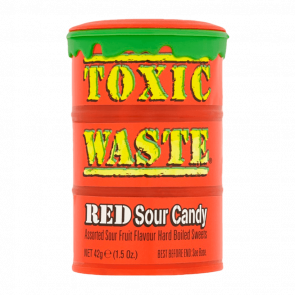 Конфеты Toxic Waste Red Sour Candy 42g