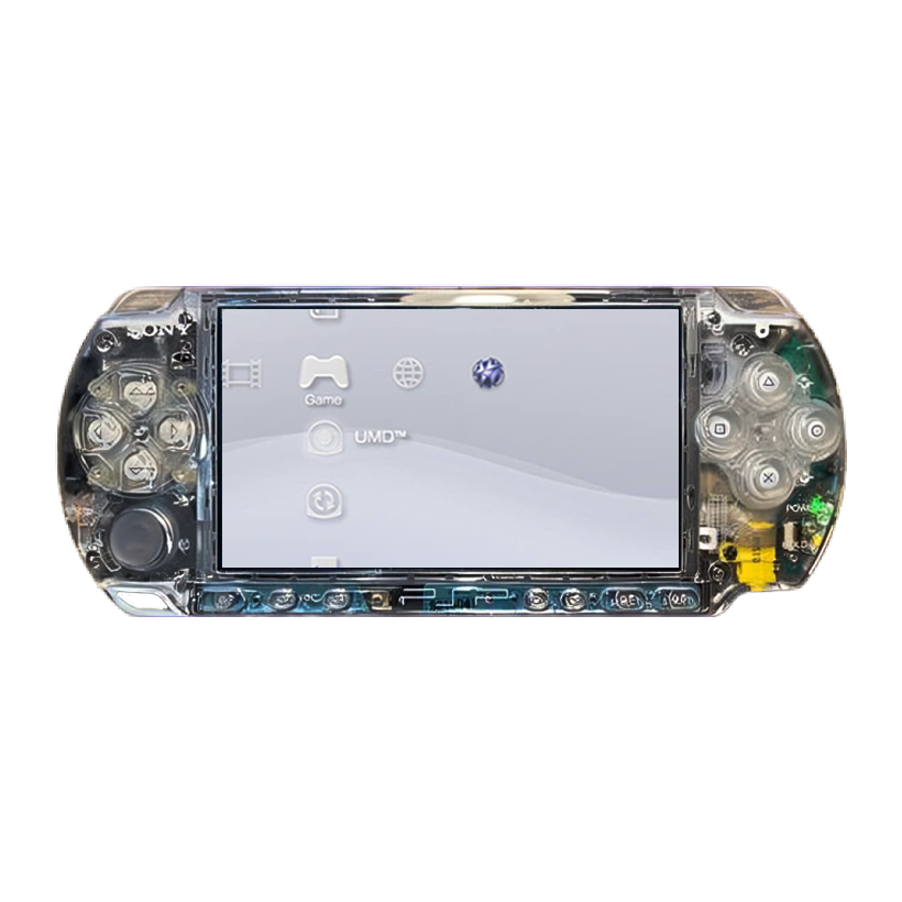 Консоль Sony PlayStation Portable Slim PSP-2ххх Limited Edition Модифікована 32GB Trans-Clear Б/У - Retromagaz
