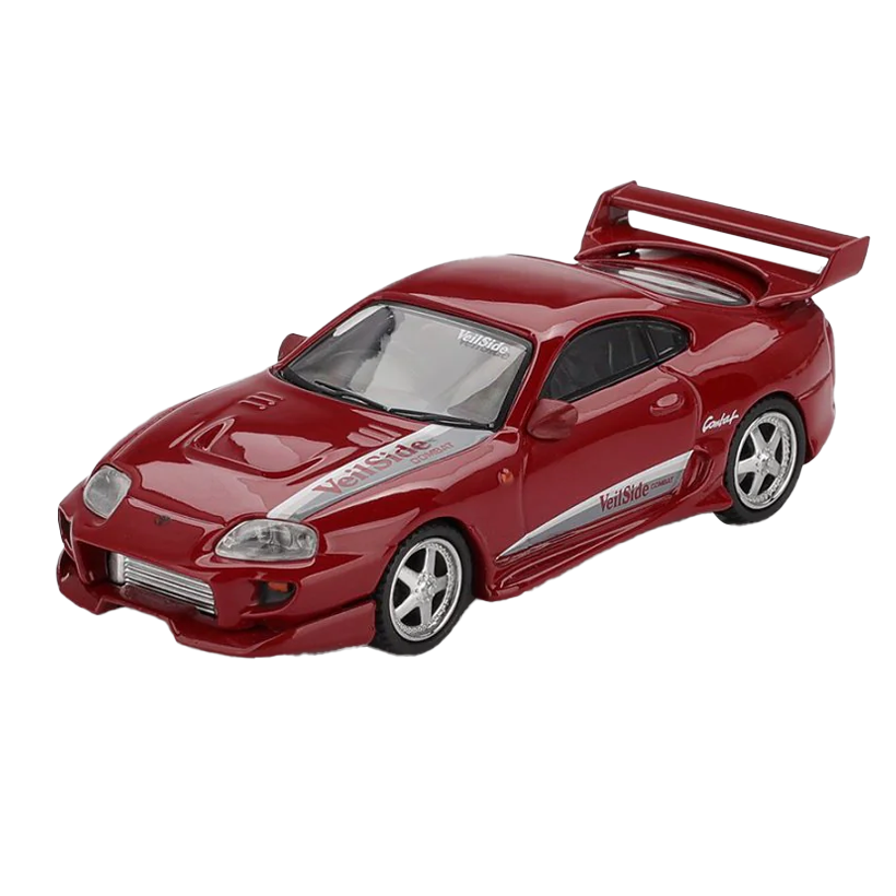 Машинка Premium MINI GT Toyota Supra VeilSide Combat V-I Red 1:64 MGT01094-CH Red - Retromagaz