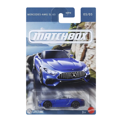 Тематична Машинка Matchbox Mercedes-AMG SL 63 European Streets 1:64 JCH33 Blue - Retromagaz