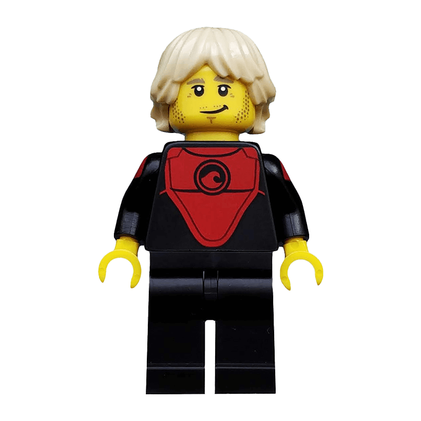 Фігурка Lego Series 17 Pro Surfer Collectible Minifigures col286 Б/У - Retromagaz