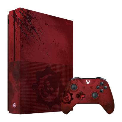 Консоль Microsoft Xbox One S Gears Of War Limited Edition 2TB Red Б/У - Retromagaz