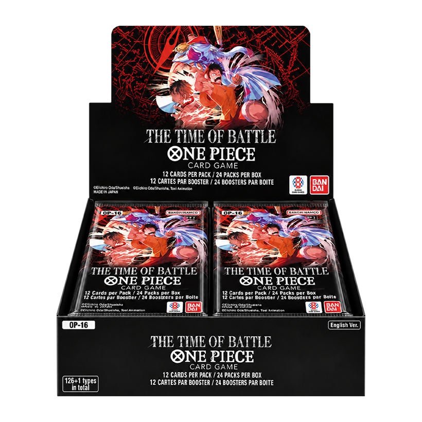 Набор Картки 24шт Bandai Коллекционная Игра One Piece Card Game OP16 The Time Of Battle Booster - Retromagaz