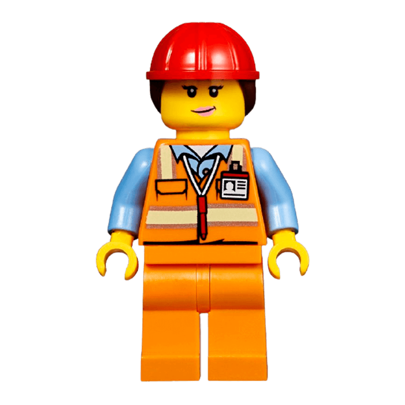 Фігурка Lego Airport 973pb2017 Luggage Handler City cty0950 Б/У - Retromagaz