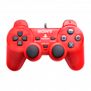Геймпад Дротовий Sony PlayStation 2 DualShock 2 Red 2.5m Б/У Нормальний