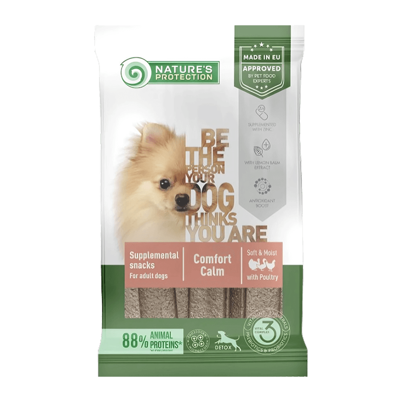 Лакомства Nature's Protection для Собак Nature's Protection Healthy Comfort Calm Мясо Птицы 160g - Retromagaz