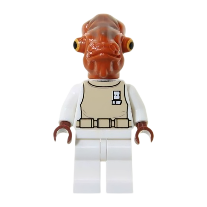 Фигурка Lego Повстанец Admiral Ackbar Star Wars sw0247 Б/У - Retromagaz