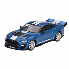 Машинка Premium MINI GT Shelby GT500 1:64 Blue - Retromagaz