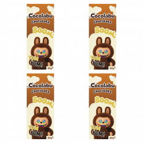 Набір Шоколад Молочний 4шт Cocolabu Лабубу Boom Brown 80g