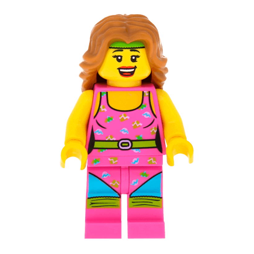 Фигурка Lego Series 5 Fitness Instructor Collectible Minifigures col074 1 Б/У - Retromagaz