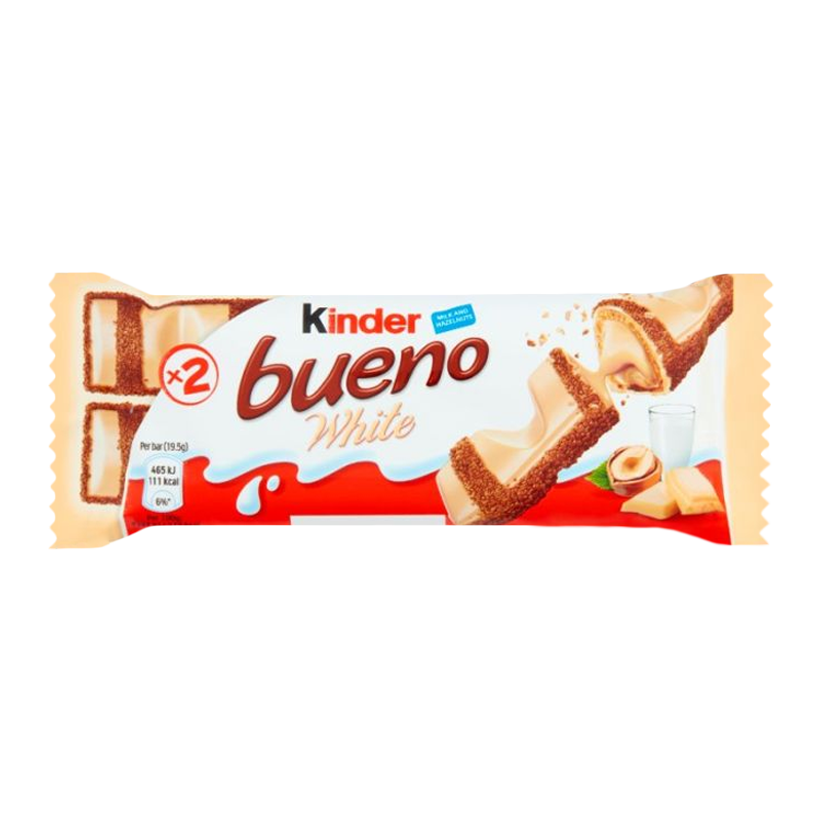 Батончик Kinder Bueno White 2 Pieces 39g - Retromagaz