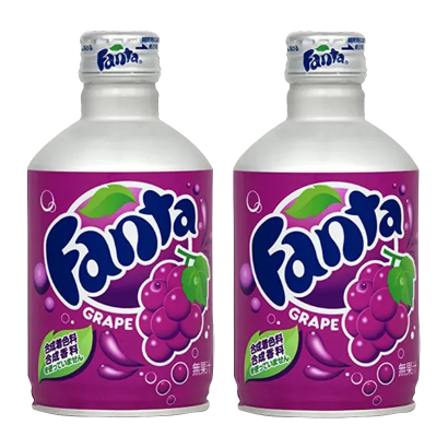 Набор Напиток 2шт Fanta Японская Grape 300ml - Retromagaz