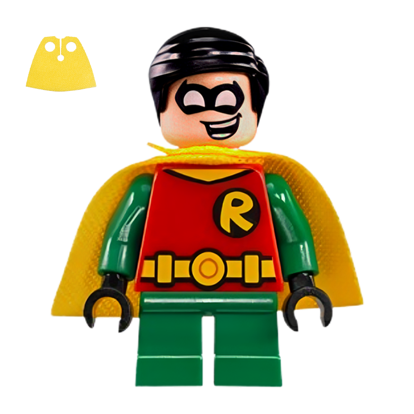 Фигурка Lego DC Robin Short Legs Super Heroes sh0244 Б/У - Retromagaz