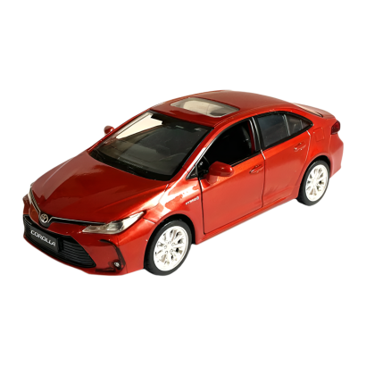 Машинка Автопром Toyota Corolla Hybrid 1:43 Red - Retromagaz