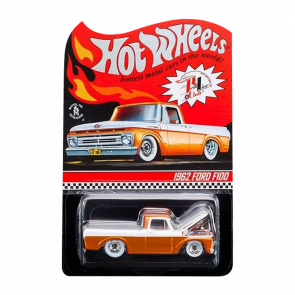 Машинка Premium Hot Wheels 1962 Ford F100 Red Line Club RLC 1:64 GXJ18 Orange - Retromagaz