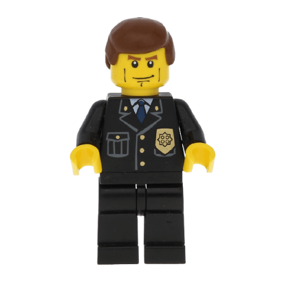 Фигурка Lego 973px431 Suit with Blue Tie and Badge City Police cty0101 1 Б/У - Retromagaz