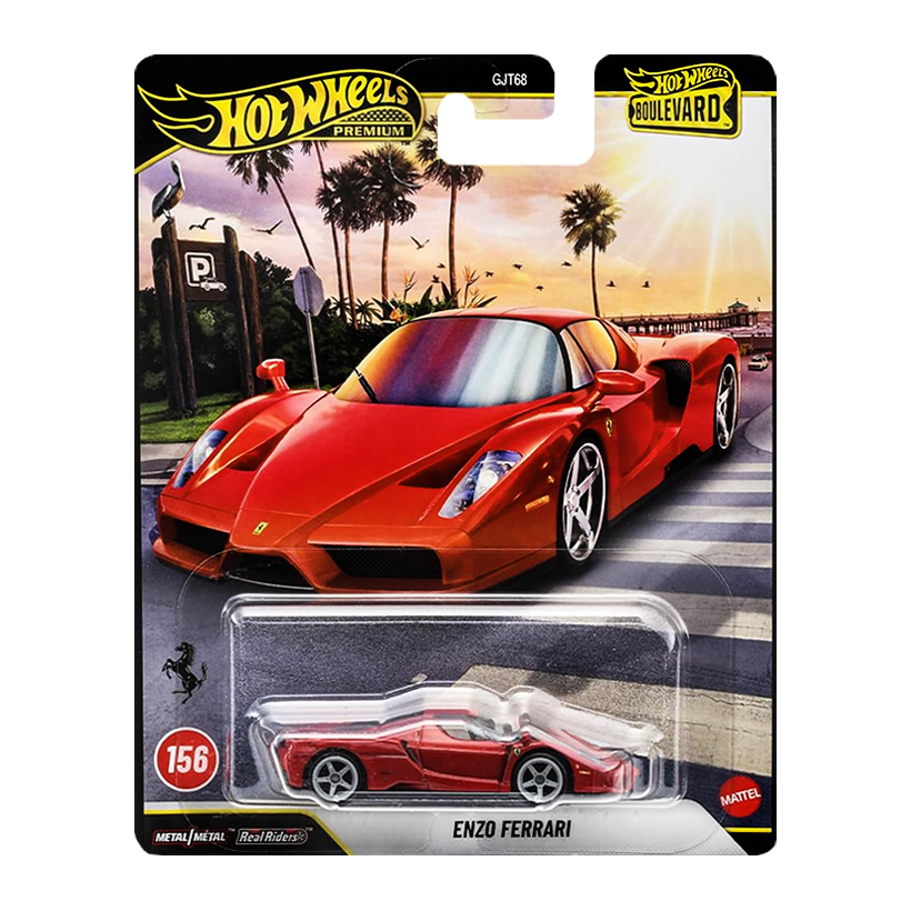 Машинка Premium Hot Wheels Enzo Ferrari Boulevard 1:64 JHW22 Red - Retromagaz