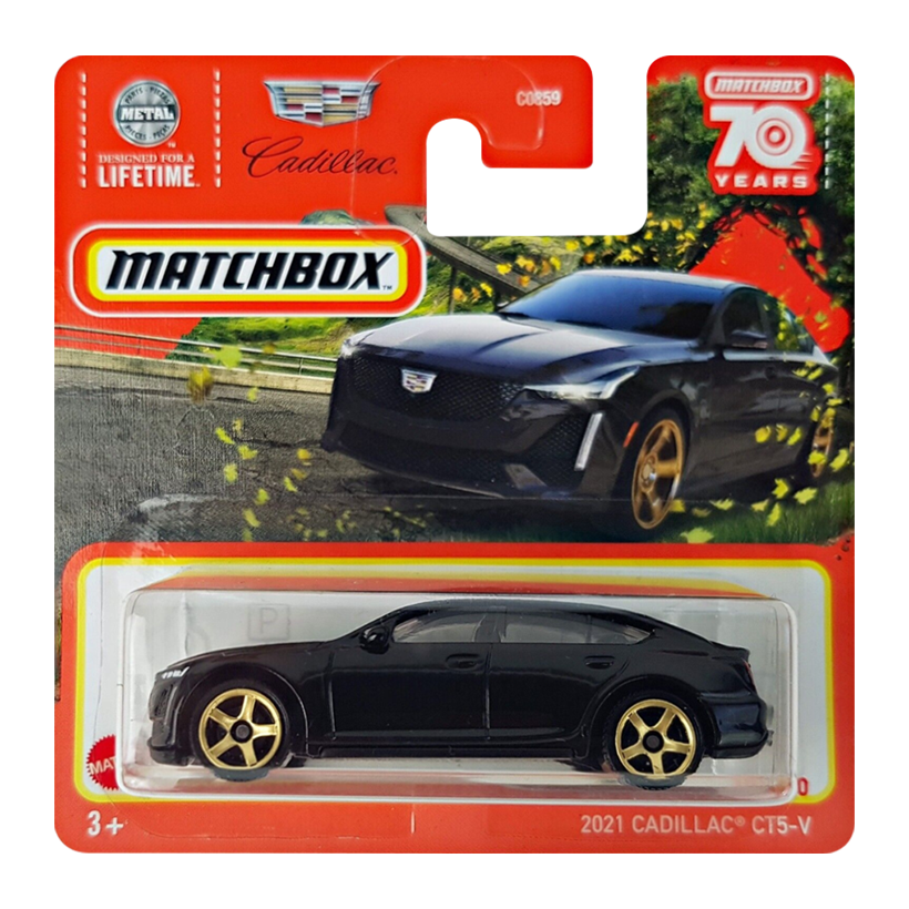 Машинка Велике Місто Matchbox 2021 Cadillac CT5-V Highway 1:64 HLC81 Black - Retromagaz