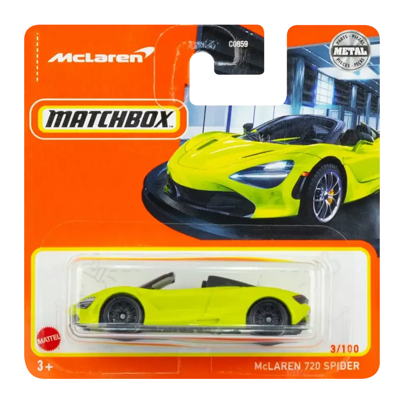 Машинка Велике Місто Matchbox McLaren 720S Spider Showroom 1:64 HFR66 Green - Retromagaz