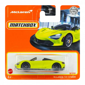 Машинка Большой Город Matchbox McLaren 720S Spider Showroom 1:64 HFR66 Green - Retromagaz