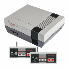 Набір Консоль Nintendo NES FAT Europe Grey Б/У + Геймпад Дротовий Grey 2.7m 2 шт Б/У - Retromagaz