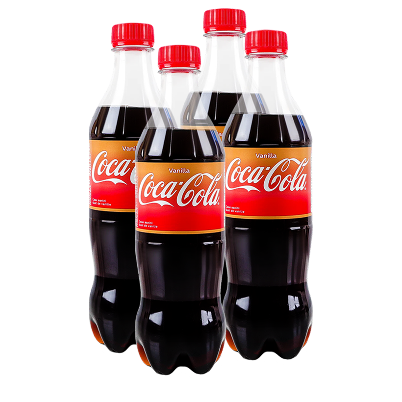 Набір Напій Coca-Cola 4шт Vanilla 500ml - Retromagaz