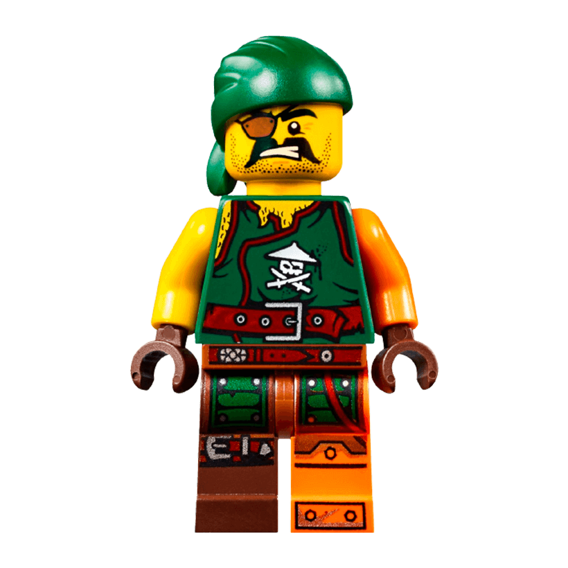 Фигурка Lego Sky Pirates Sqiffy Ninjago njo0203 Б/У - Retromagaz