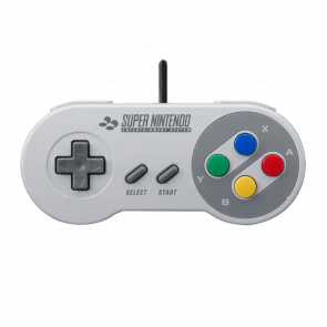 Геймпад Дротовий Nintendo SNES SNSP-005 Europa Grey 2.2m Б/У - Retromagaz