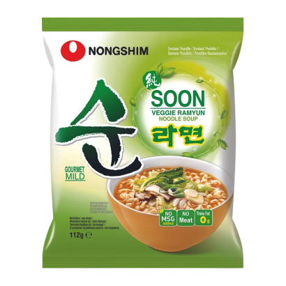 Лапша Nongshim Soon Ramyun Овощной Средне Острая 112g - Retromagaz