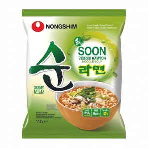 Лапша Nongshim Soon Ramyun Овощной Средне Острая 112g