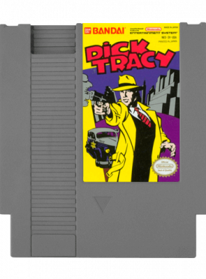 Игра Nintendo NES Dick Tracy USA Английская Версия Только Картридж Б/У Хороший