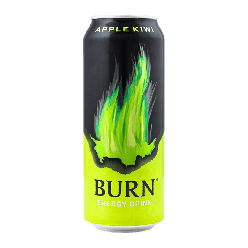 Напиток Энергетический Burn Apple Kivi 500ml - Retromagaz
