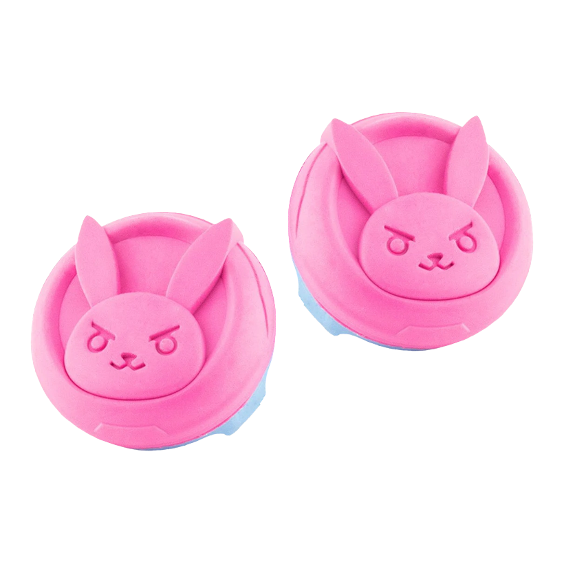 Накладки на Стіки 2шт KontrolFreek Overwatch D.VA PlayStation 5 4 Pink - Retromagaz